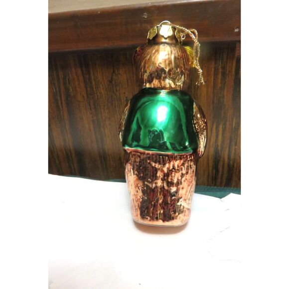 Vintage Blown Glass Vintage Teddy Bear Ornament Made in Taiwan - Picture 2 of 4